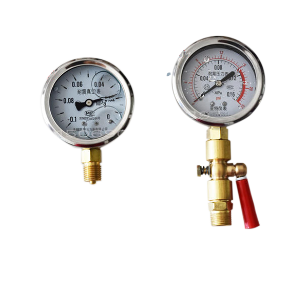 煙台耐震壓力表真空負壓表